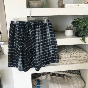 Perfect condition!Navy Chan Luu silk tie dye skirt